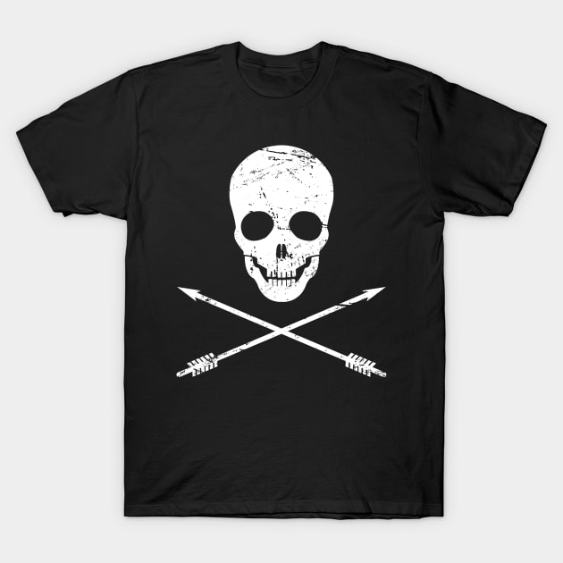 Skull and Arrows Archery T-Shirt by MeatMan